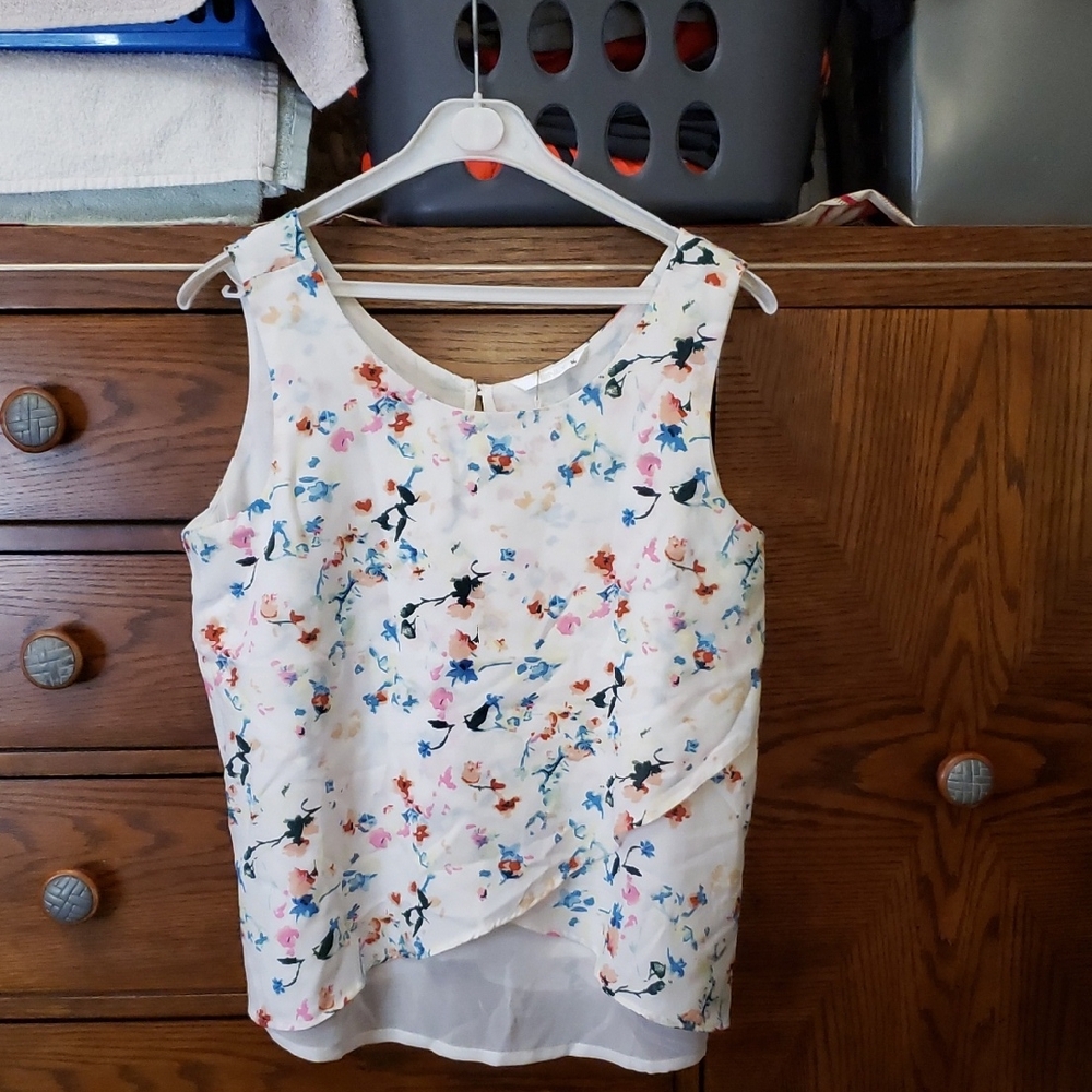 Only Floral Blouse - White Multicolor